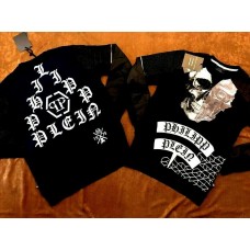 Philipp Plein Pullover Herren Strick Langarm Mode Jumper Neu mit Etiketten Philipp Plein Pullover Herren Strick Langarm Mode Jumper Neu mit Etiketten