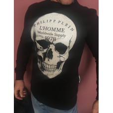 Philipp Plein Pullover Herren Langarm T-Shirt Mode Jumper Neu mit Etiketten